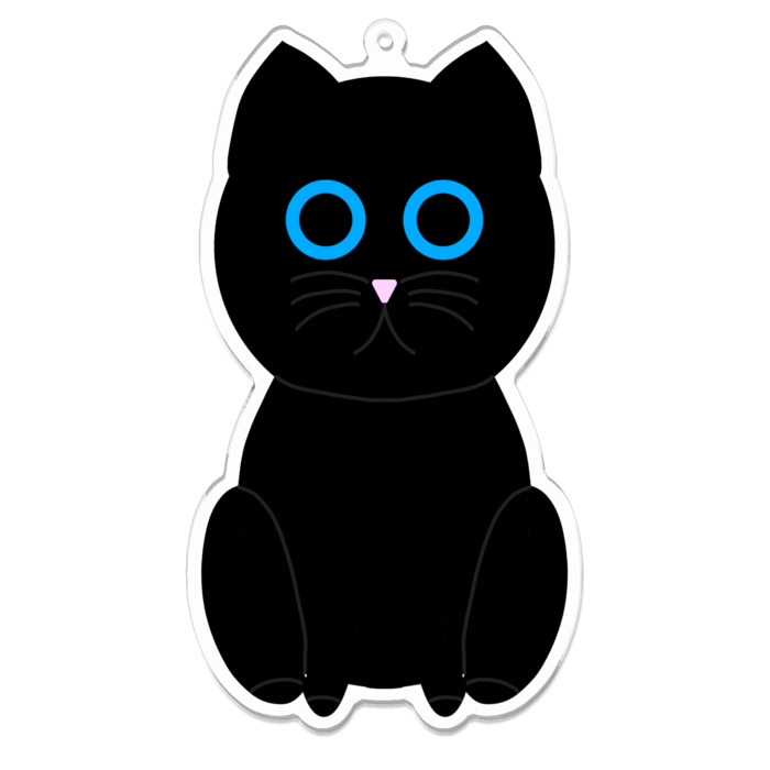 アクリルキーホルダー（コーティング） - 100 x 100 (mm)