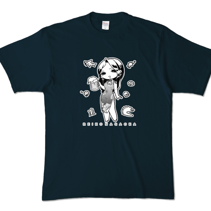 カラーTシャツ - XL - ネイビー (濃色)