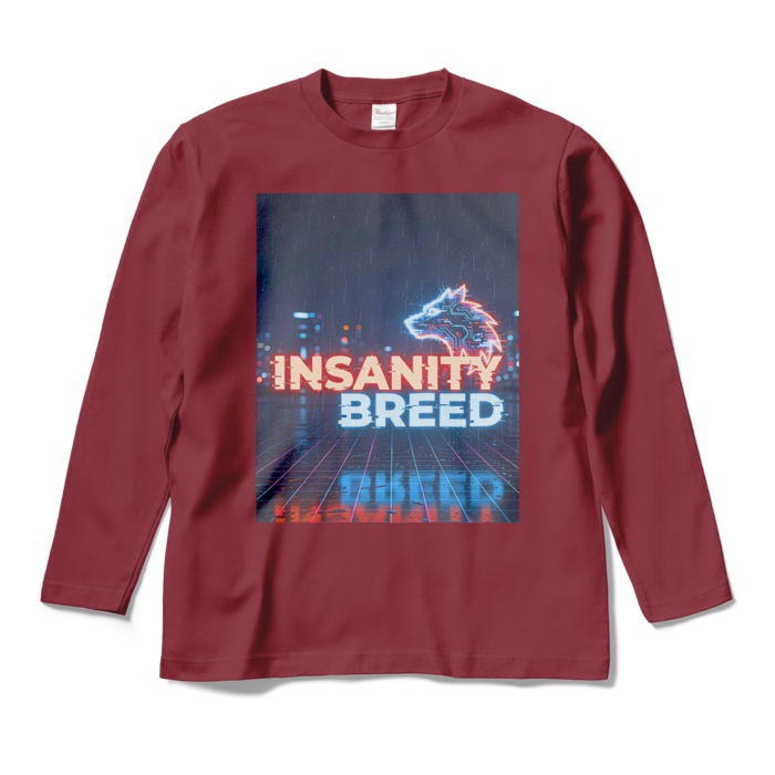 ロングスリーブTシャツ - M - バーガンディ