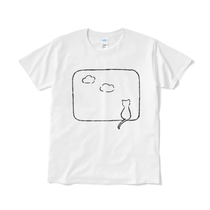 Tシャツ（黒） - L - ホワイト
