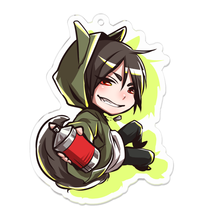 アクリルキーホルダー - 70 x 70 (mm)