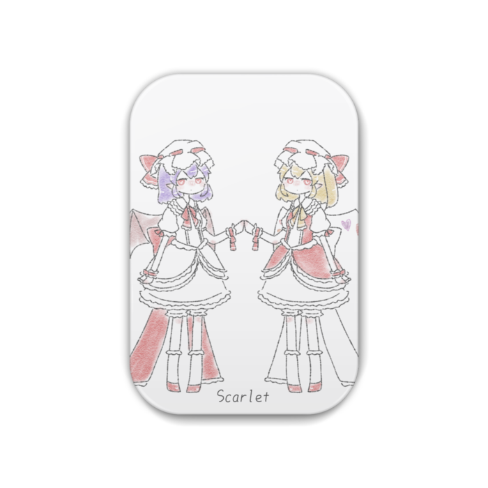 缶バッジ - 角丸 51x76mm