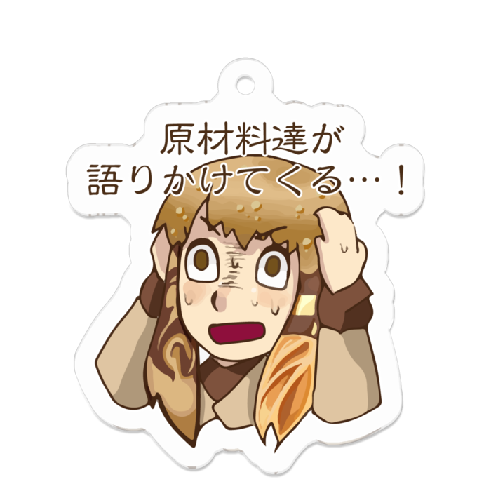 アクリルキーホルダー - 50 x 50 (mm)