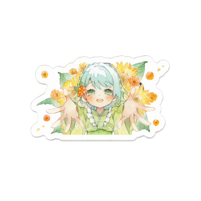 アクリルバッジ - 50 x 50 (mm)