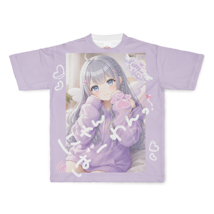 フルグラフィックTシャツ - L - 両面印刷