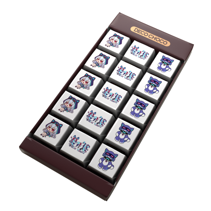 DECOチョコ - 列ごとにデザイン