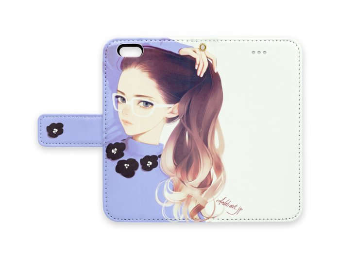 手帳型iPhoneケース - iPhone 6 / 6s - ストラップ穴 あり