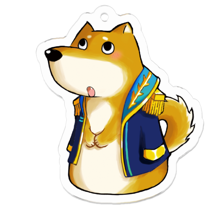 アクリルキーホルダー - 50 x 50 (mm)