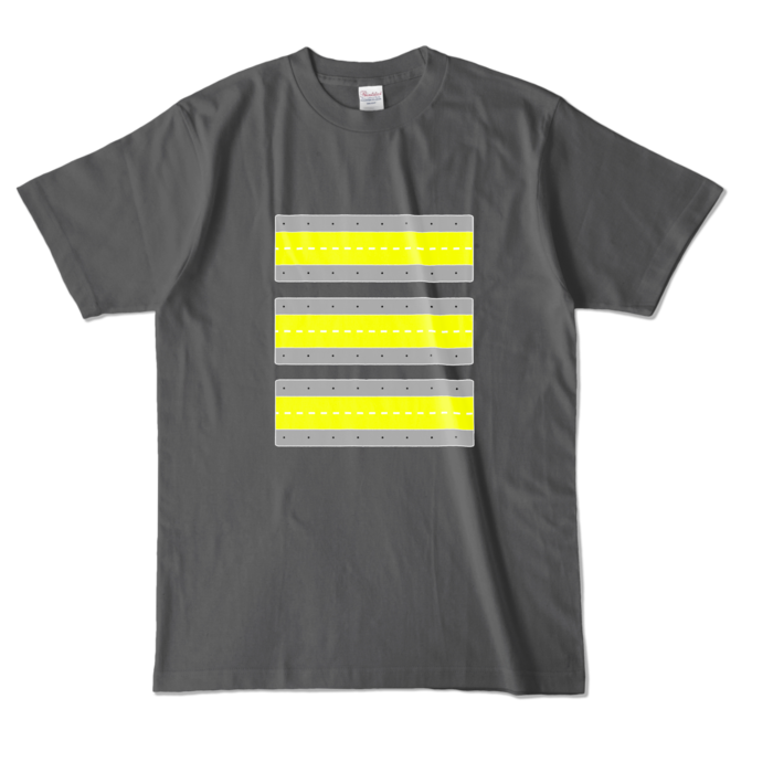 カラーTシャツ - L - チャコール (濃色)