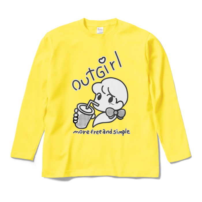 ロングスリーブTシャツ - M - イエロー