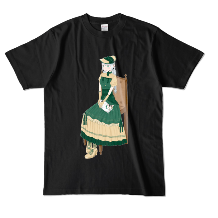 カラーTシャツ - L - ブラック (濃色)