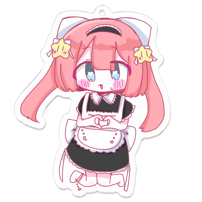 アクリルキーホルダー - 70 x 70 (mm)