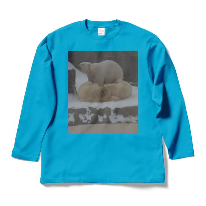 ロングスリーブTシャツ - L - ターコイズ