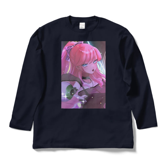 ロングスリーブTシャツ - L - ネイビー