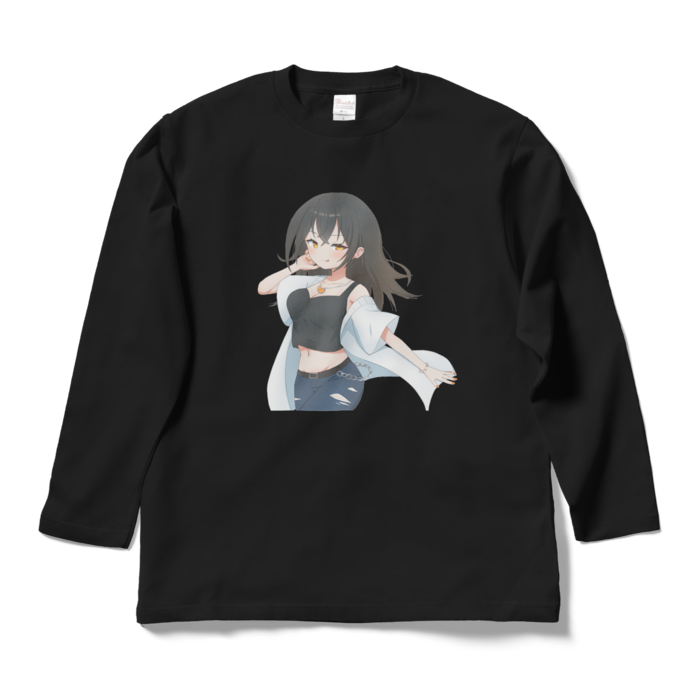 ロングスリーブTシャツ - L - ブラック