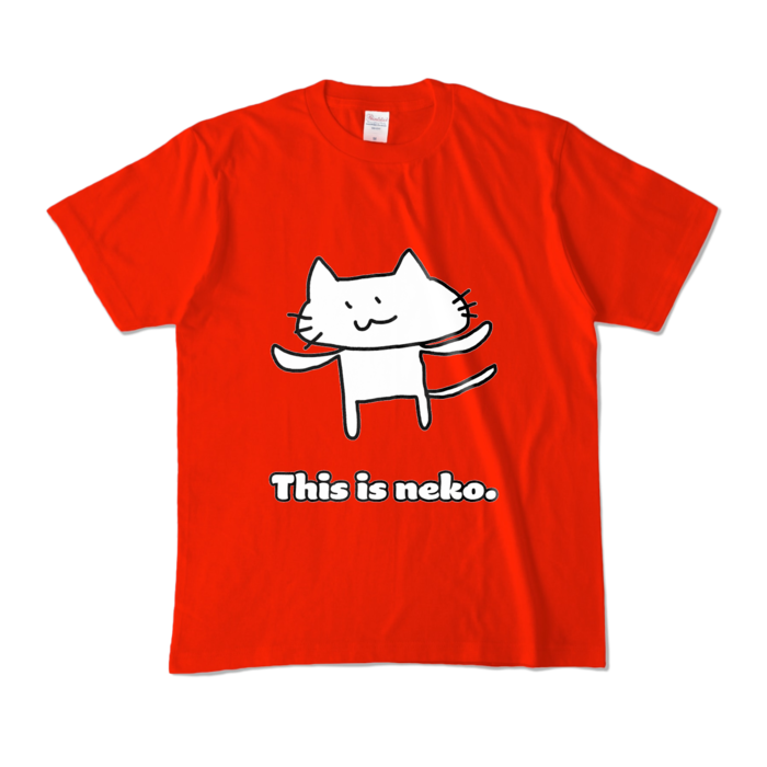 カラーTシャツ - M - レッド (濃色)