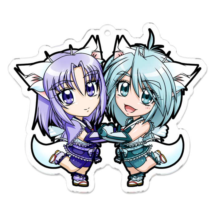 アクリルキーホルダー - 70 x 70 (mm)