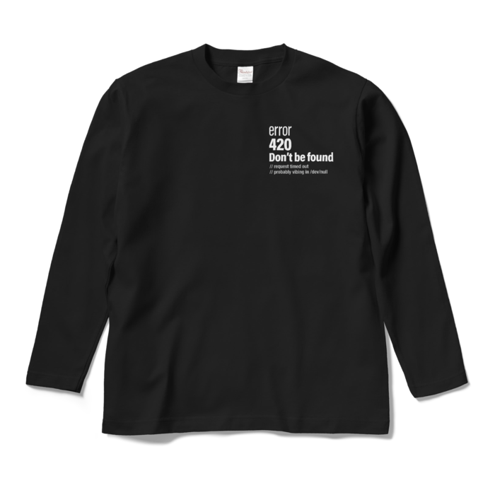 ロングスリーブTシャツ - M - ブラック