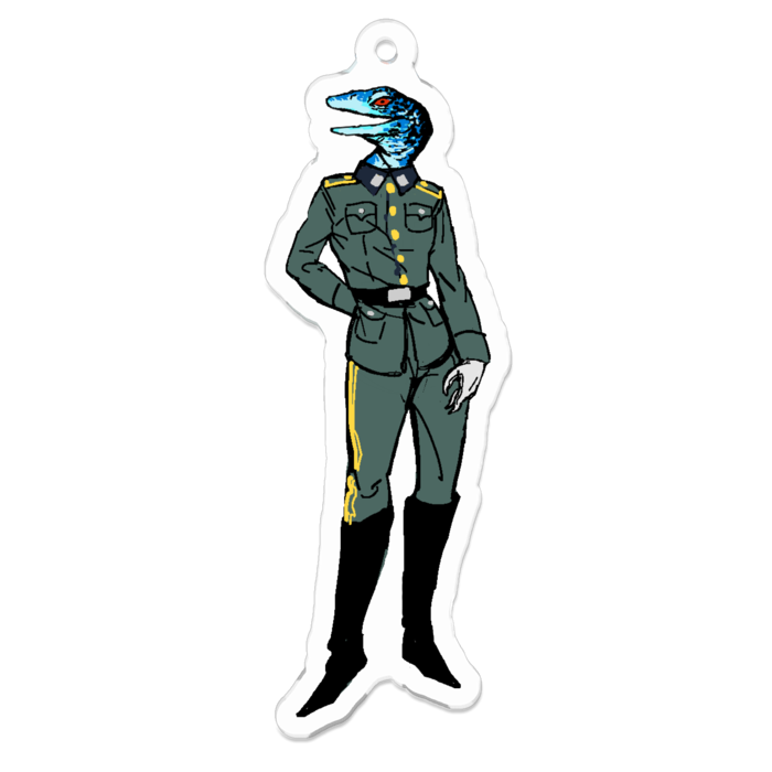 ケモ軍人アクリルキーホルダー Daily Karima Booth ケモ軍人アクリルキーホルダー Daily Karima Booth