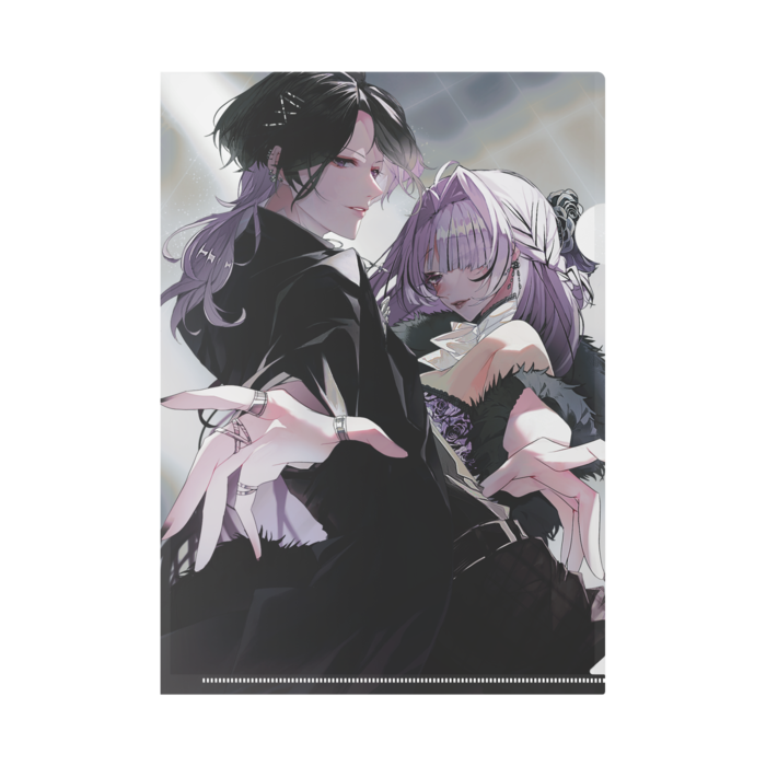 歌みた(向かい合わせ) クリアファイル - A4