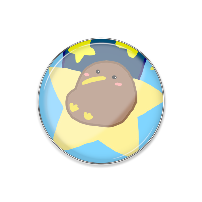 ピンバッジ - 丸形25mm