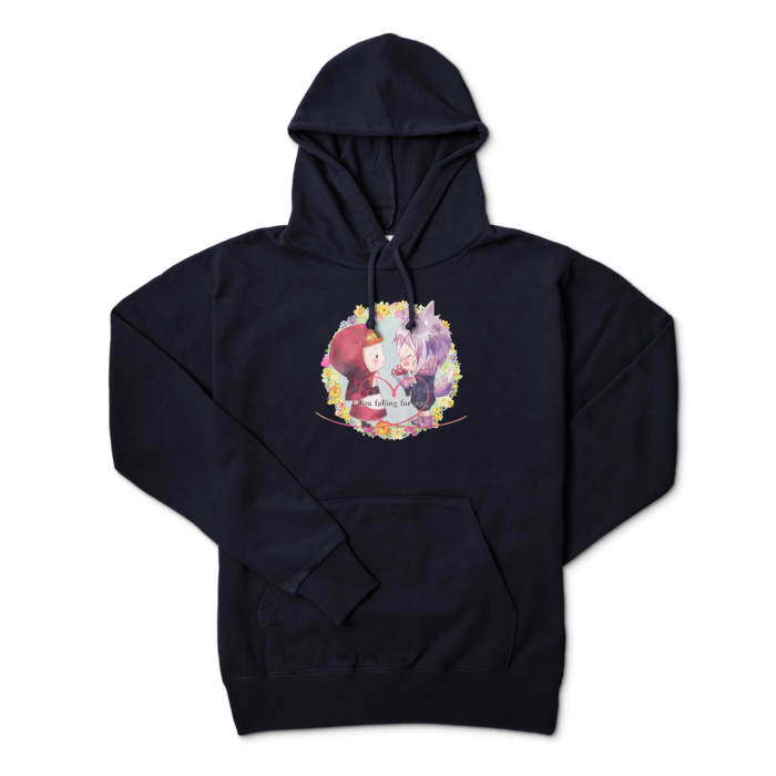 パーカー - L - ネイビー