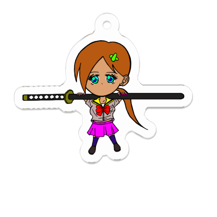 アクリルキーホルダー - 50 x 50 (mm)