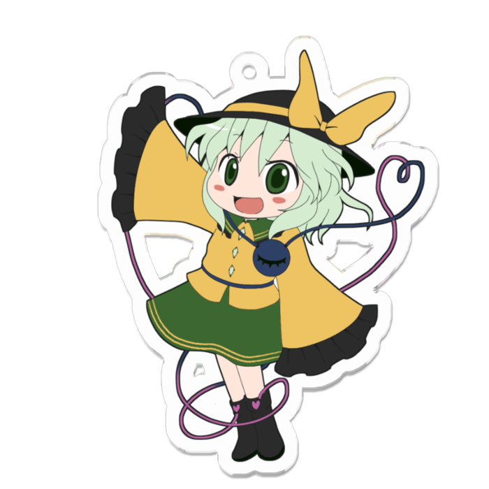 アクリルキーホルダー - 70 x 70 (mm)