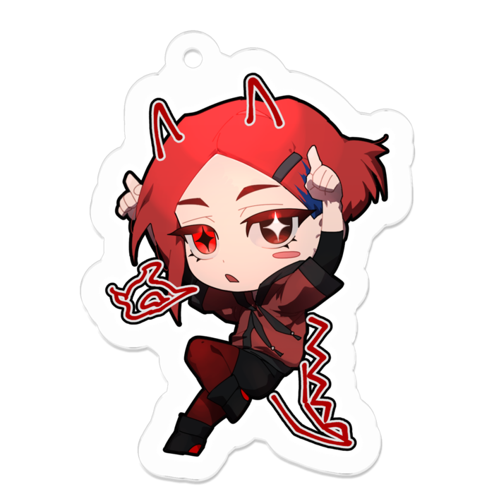 アクリルキーホルダー - 50 x 50 (mm)