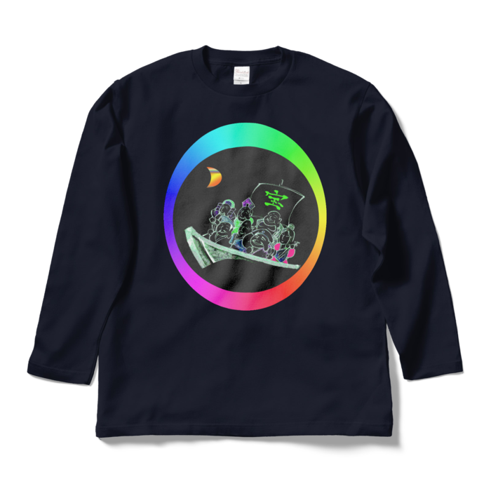 ロングスリーブTシャツ - L - ネイビー