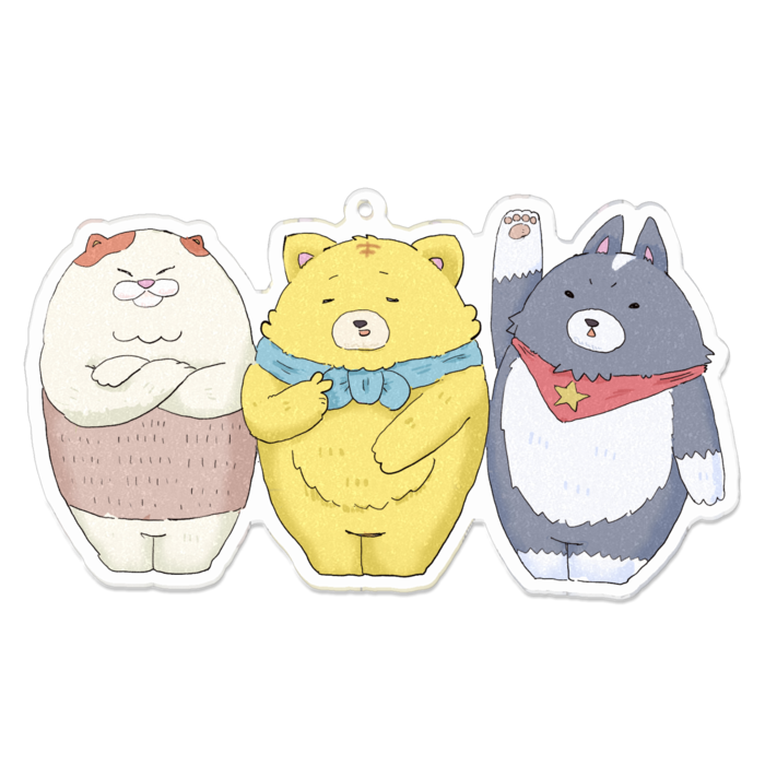 アクリルキーホルダー - 100 x 100 (mm)