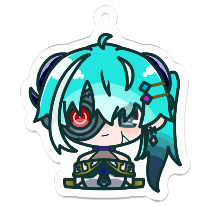 アクリルキーホルダー - 50 x 50 (mm)