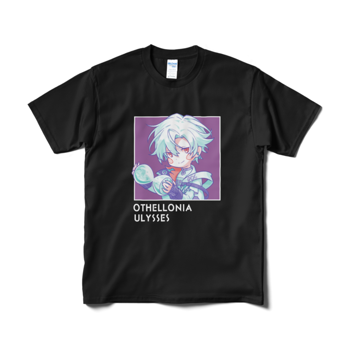 ちびキャラ「魔術師ユリシーズ」デザインTシャツ（M/ブラック）