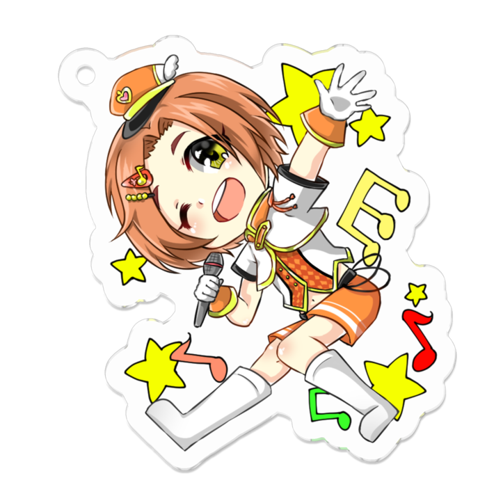 アクリルキーホルダー - 50 x 50 (mm)