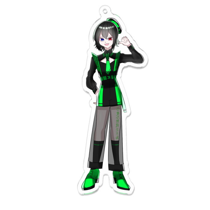 アクリルキーホルダー（コーティング） - 100 x 100 (mm)