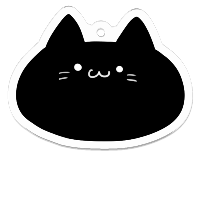 アクリルキーホルダー - 50 x 50 (mm)