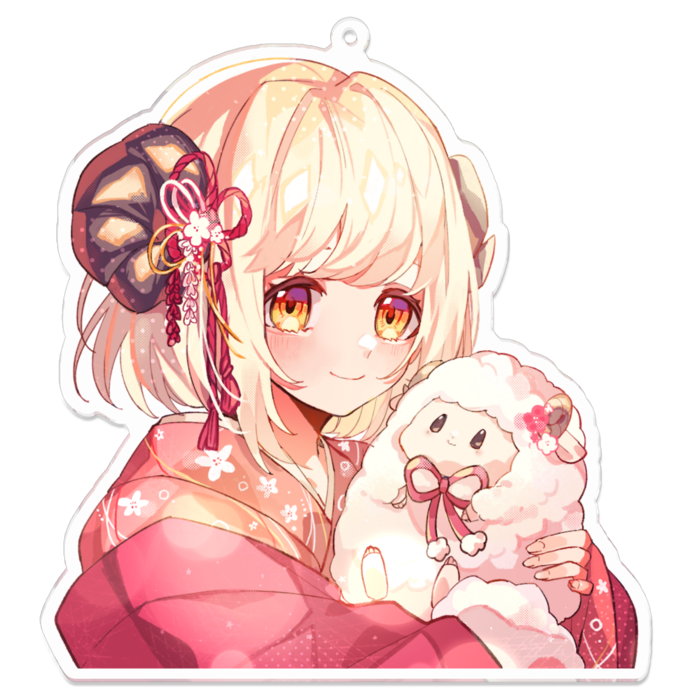 ひつじ（通常衣装） - 100 x 100 (mm)
