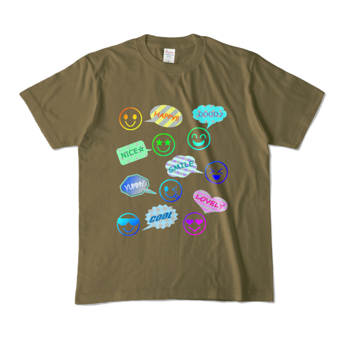 カラーTシャツ - M - オリーブ (濃色)