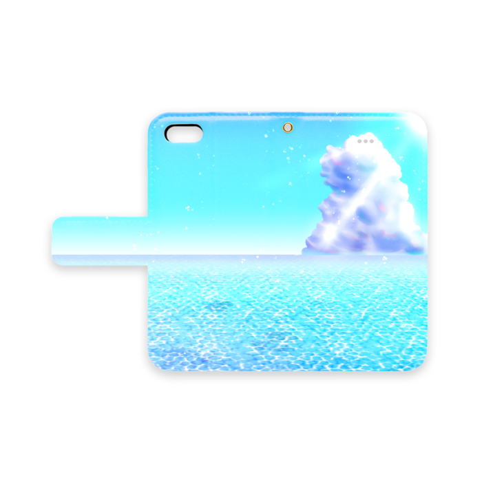 手帳型iPhoneケース - iPhone 5 / 5s / SE(第1世代) - ストラップ穴 あり