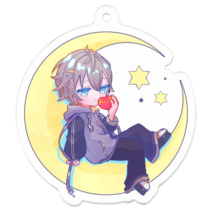 アクリルキーホルダー（コーティング） - 50 x 50 (mm)