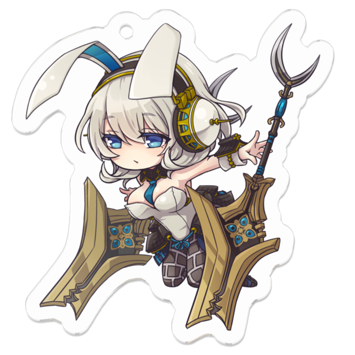 アクリルキーホルダー - 50 x 50 (mm)