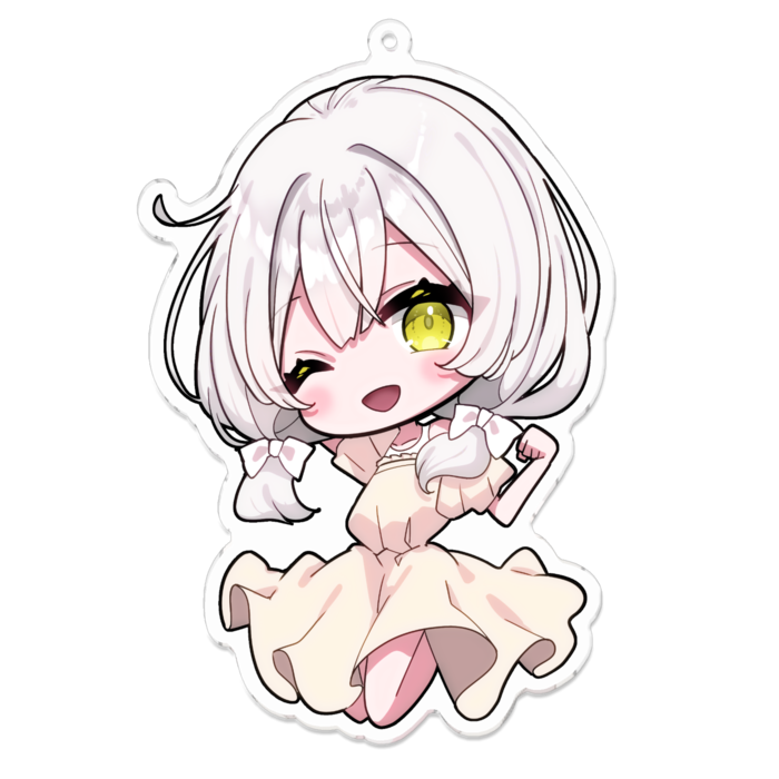 アクリルキーホルダー - 100 x 100 (mm)