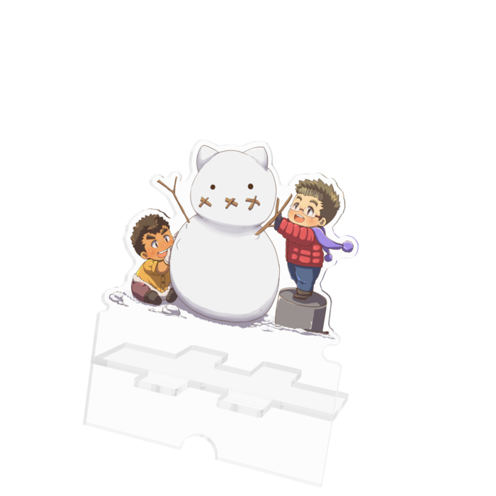 アクリルスマホスタンド - 100x160mm(ケーブル穴あり)