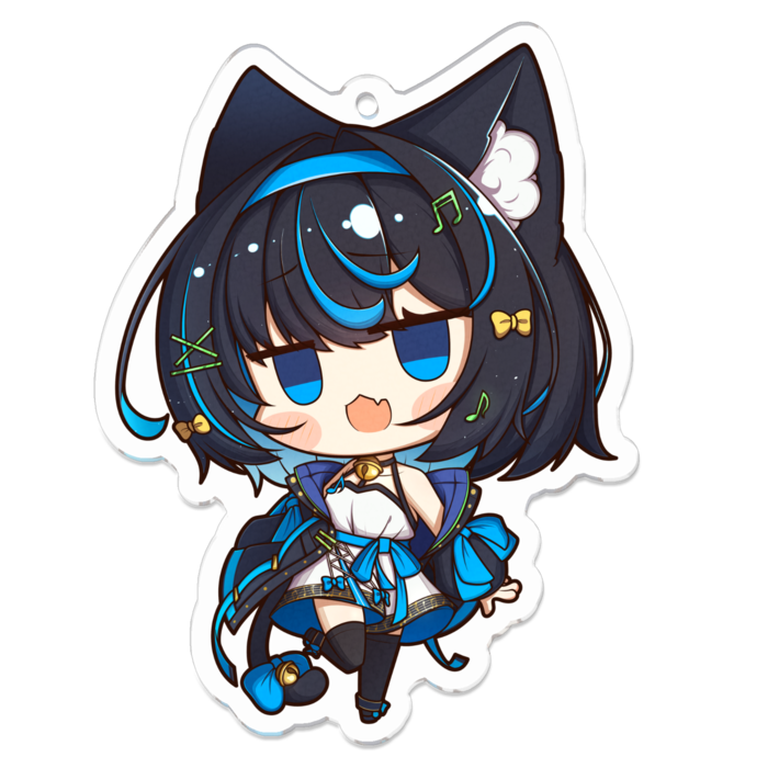 アクリルキーホルダー（コーティング） - 70 x 70 (mm)