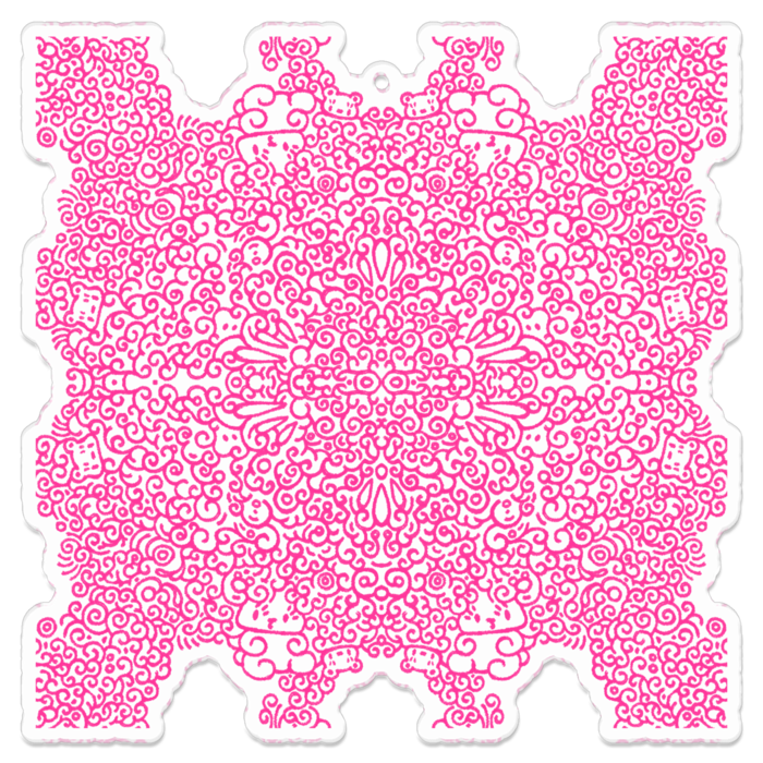 アクリルキーホルダー - 100 x 100 (mm)