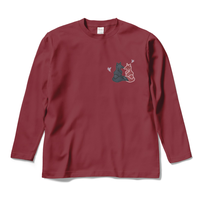 ロングスリーブTシャツ - M - バーガンディ