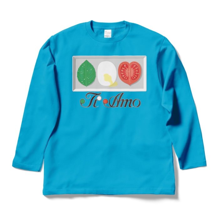 ロングスリーブTシャツ - L - ターコイズ