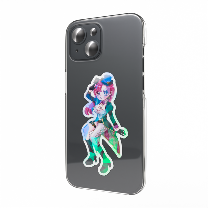 ホログラムスマホステッカー - 縦