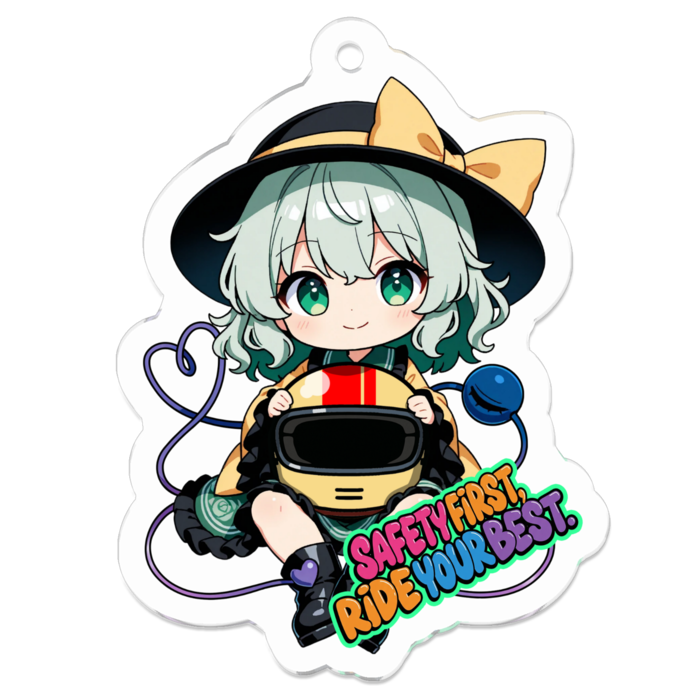 アクリルキーホルダー - 50 x 50 (mm)