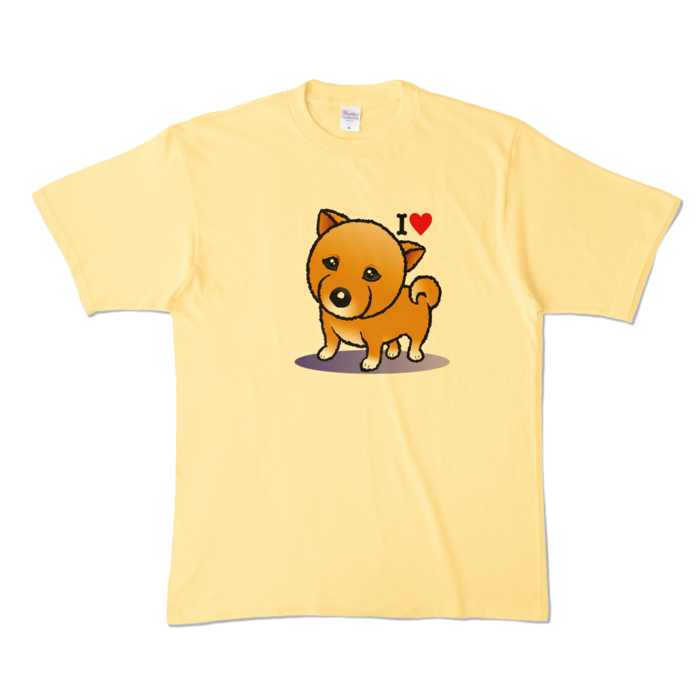カラーTシャツ - XL - ライトイエロー (淡色)